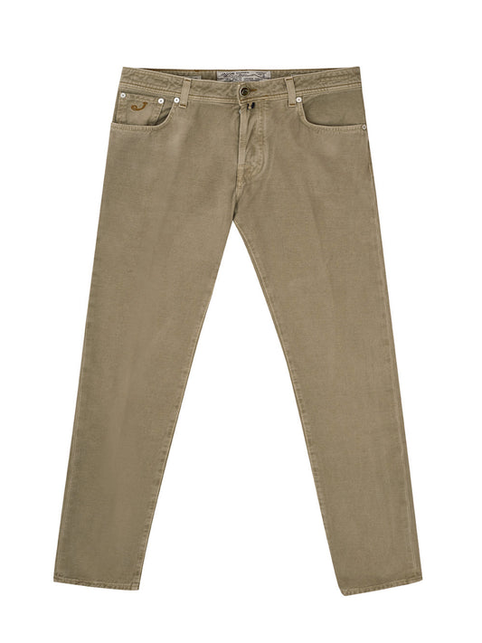 Jacob Cohen Beige Regular Fit Jeans Trousers